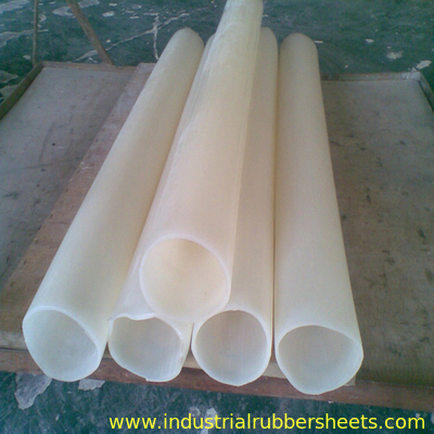 Red Translucent Silicone Sleeve Silicone Tube Extrusion For Corona Roller Maximum 2m length