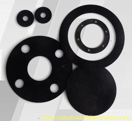 Dark Red O Ring Washer , Silicone Rubber Washers Good Aging Resistance