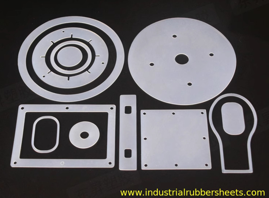 Dark Red O Ring Washer , Silicone Rubber Washers Good Aging Resistance