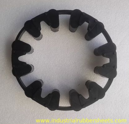 12 Toothes PRK Rubber Coupling for Coupling Spider in OD175mm x ID106mm x T25mm in Black Color
