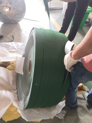 Custom Size PVC Conveyor Belt Material Transmission Oil Resistant/ Anti-static/ Fire Resistant Features