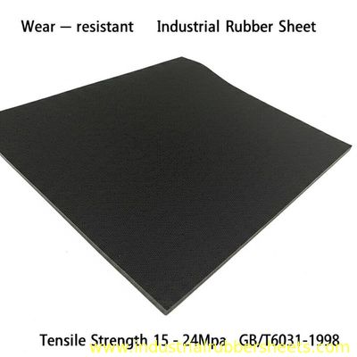 Wear-resistant Industrial Rubber Sheet with Tensile Strength 15-24Mpa and Food Grade Quality