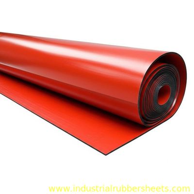 Red Gum Rubber Sheet with 35-60 Shore A Hardness 15-24Mpa Tensile Strength and 500%-740% Elongation for Industrial Use