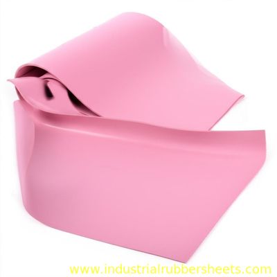 22Mpa Tensile Strength Pink Red Gum Rubber Sheet with 35-40Shore A Hardness