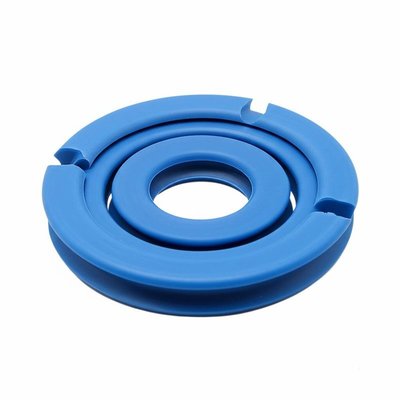 Blue Hydraulic UN Seals , TPU Silicone Rubber Washers For Rod And Piston