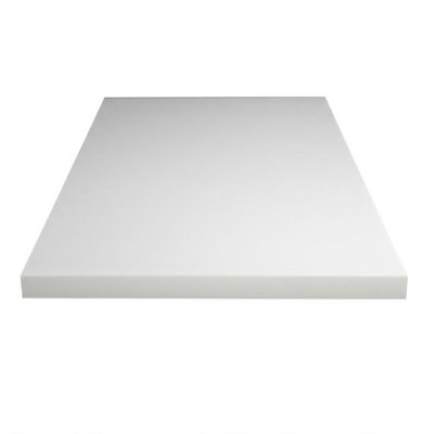 Derlin / POM Sheet 60 x 600 x 1200mm / White Translucent Plastic Sheet