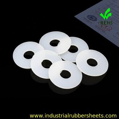 Industrial Grade RoHS Certified Smooth Surface Silicone Rubber Washers and Gaskets