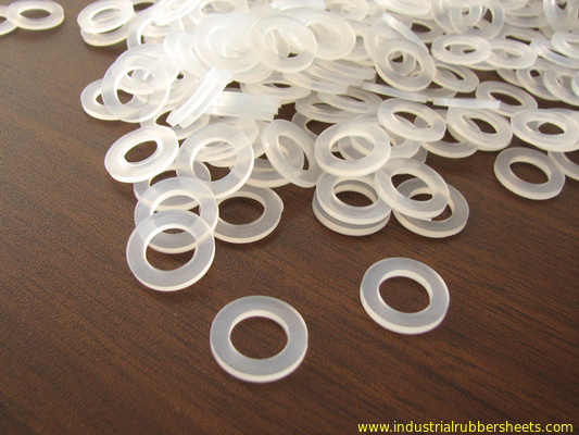 Customized Size Food Grade Silicone Washers , Closed Cell Silicone Foam Gasket