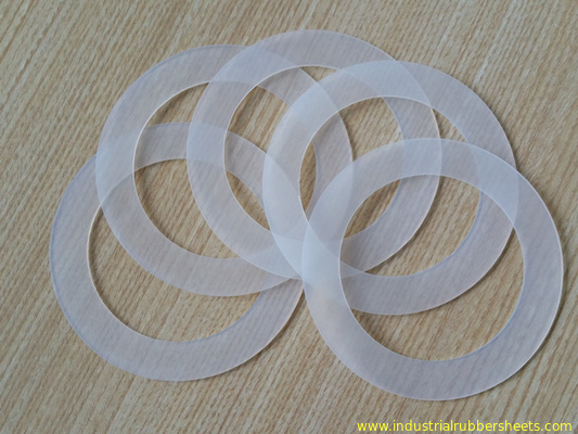 100% Virgin Silicone O Ring / White Silicone Rubber Seals Fuel Oil Resistance