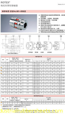 Natural Color Polyurethane Coupling Rotex Metal Coupling Flexible Standard Size