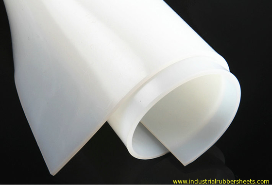 1.0 - 6.0mm Thichness White Rubber Sheet Natural Rubber Sheets Custom Size