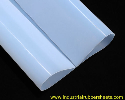 Thin Silicone Rubber Sheet with 0.1-0.8mm Thickness 60 Shore A Hardness and 7.5Mpa Tensile Strength