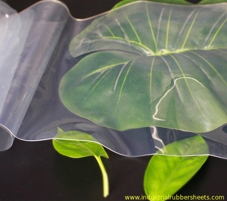 Transparent Silicone Rubber Sheet 7.5Mpa Tensile Strength 0.1-2.0mm