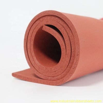 Close Cell Silicone Rubber Sheet Impression Fabric Surface 0.5 - 1.0g/Cm3 Density