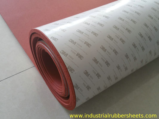 Closed Cell Silicone Foam Sheet with 3M Adhesive Backing for High Temperature Resistance