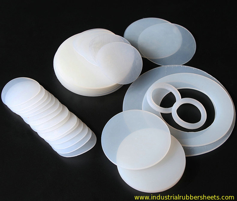 Food Grade Silicone Washer 30-80 Shore A Translucent White