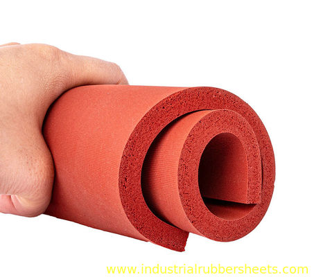 Close Cell 100psi 10-40 Shore A Silicone Foam Sheet and Silicone Sponge Sheet