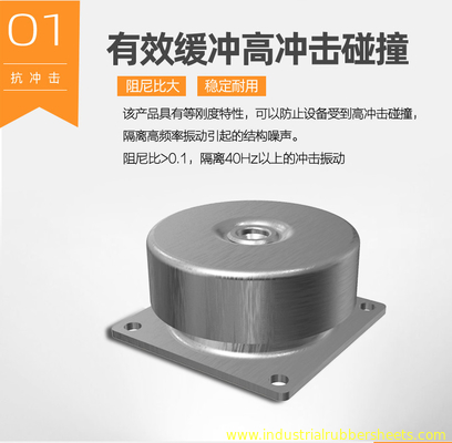 ALJ3000-3004 OEM Rubber Shock Absorber with 55-60 Shore A Hardness and 500-3500HZ Working Frequency for Anti Vibration Mounts