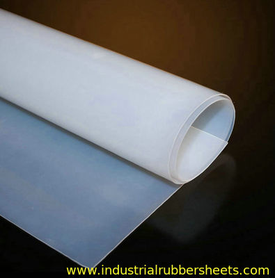 Translucent Color 3 Mm Thick Fabric Reinforced Silicone Rubber Sheet and Silicone Roll for High Temperature Applications